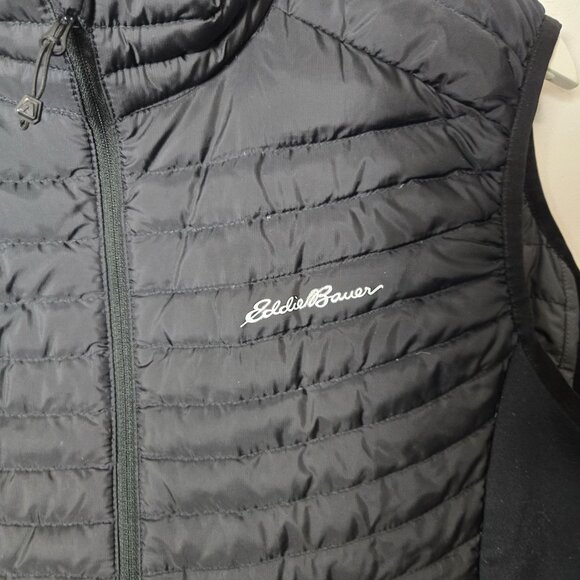 Eddie Bauer Women's Size 2XL StormDow 800 Goose Down Black Puffer Vest - Picture 4 of 11